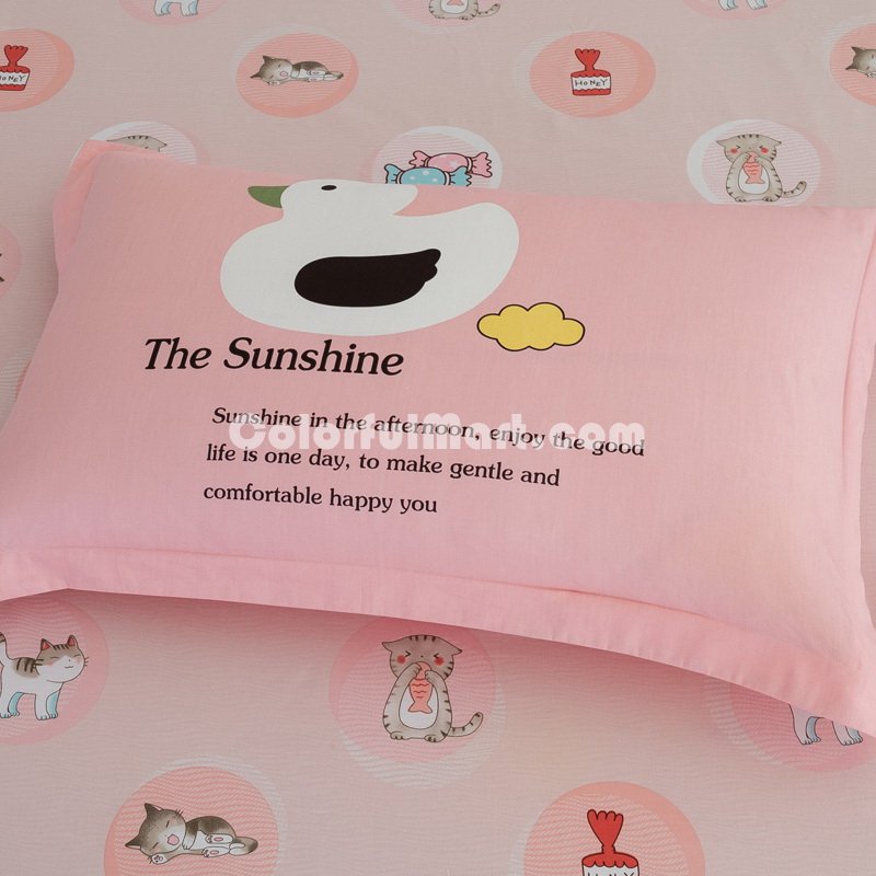 Kitten 100% Cotton Pillowcase, Include 2 Standard Pillowcases, Envelope Closure, Kids Favorite Pillowcase - Click Image to Close
