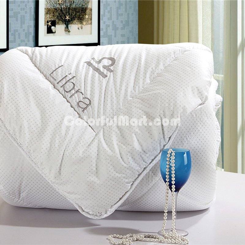 Libra White Comforter Down Alternative Comforter Cheap Comforter Kids Comforter - Click Image to Close