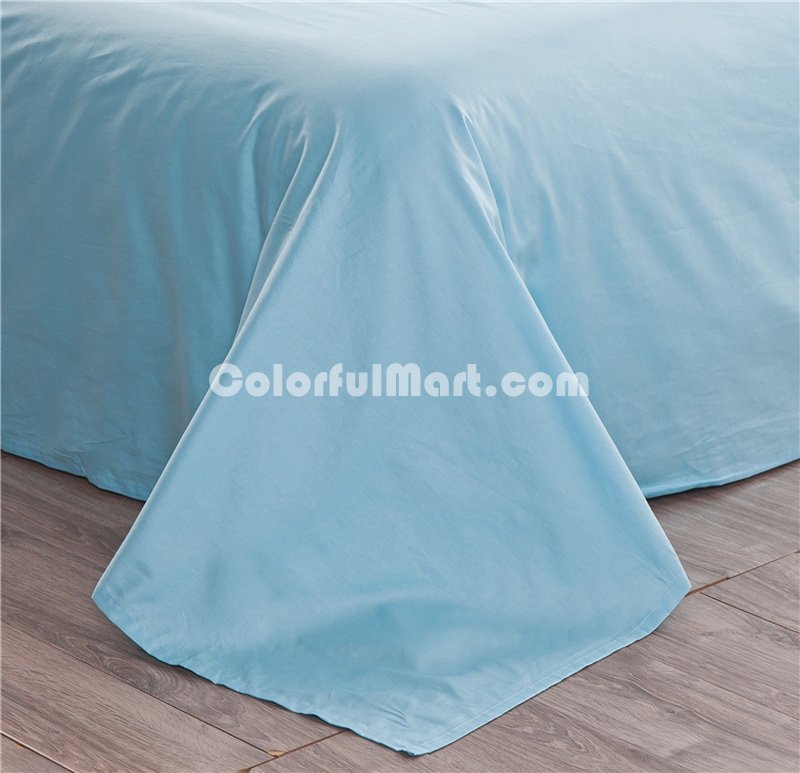 Botite Blue Bedding Set Luxury Bedding Scandinavian Design Duvet Cover Pillow Sham Flat Sheet Gift Idea - Click Image to Close