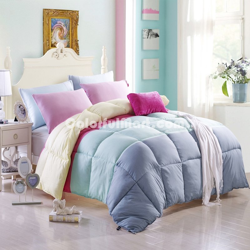 Sky Of Fate Grey Blue Comforter Teen Comforter Kids Comforter Down Alternative Comforter - Click Image to Close