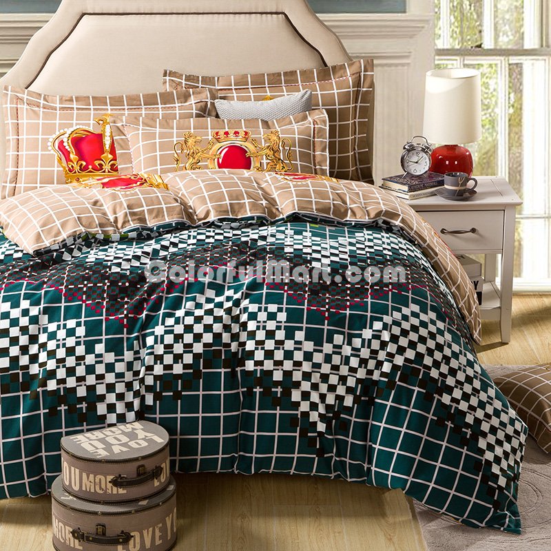 Earl Blue Teen Bedding College Dorm Bedding Kids Bedding - Click Image to Close