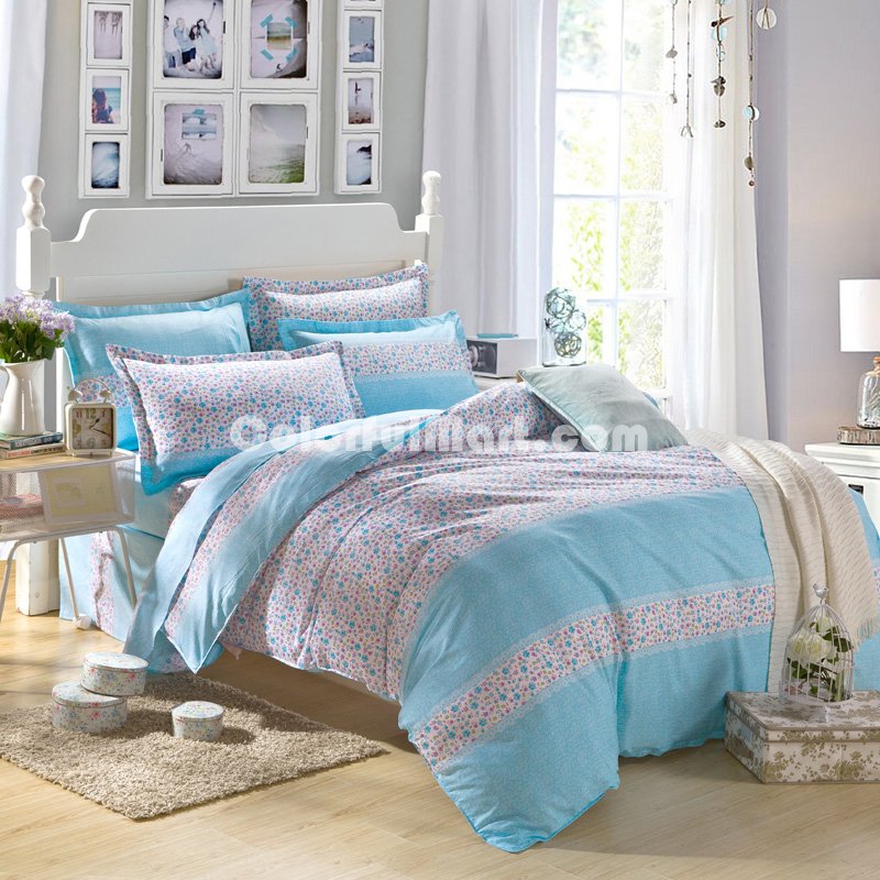 Beauty Blue Cheap Bedding Discount Bedding - Click Image to Close