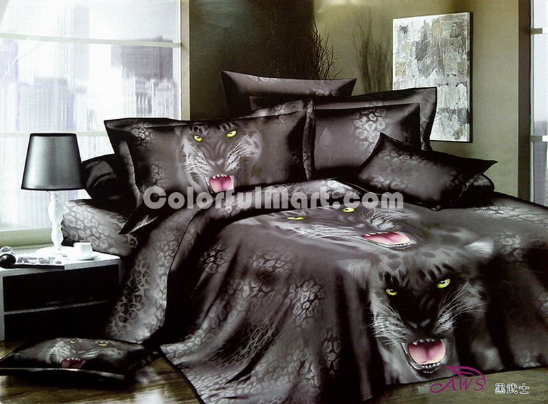 Panther Duvet Cover Set 3D Bedding - Click Image to Close