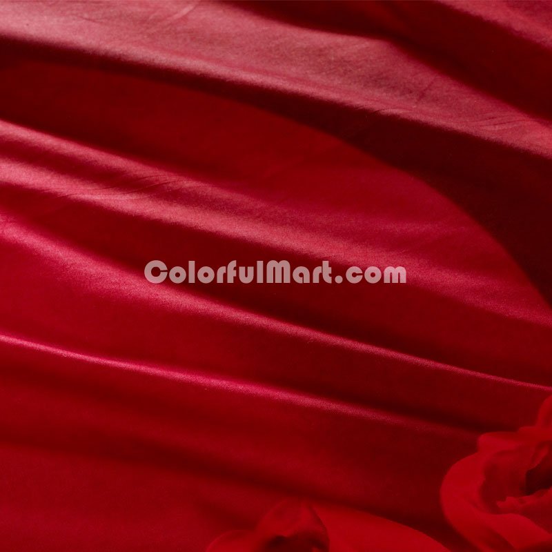 Red Temptation Modern Duvet Cover Bedding Sets - Click Image to Close