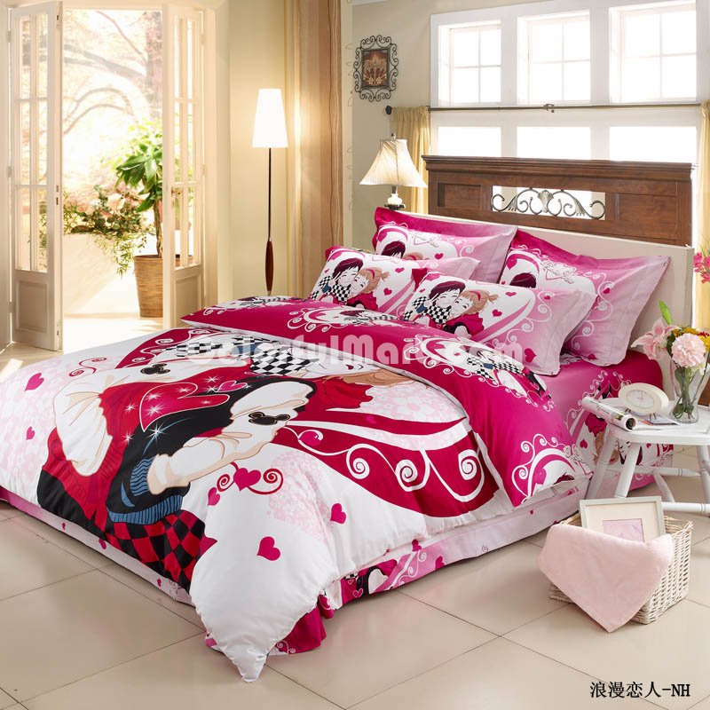 Romantic Lover Duvet Cover Sets Luxury Bedding - Click Image to Close