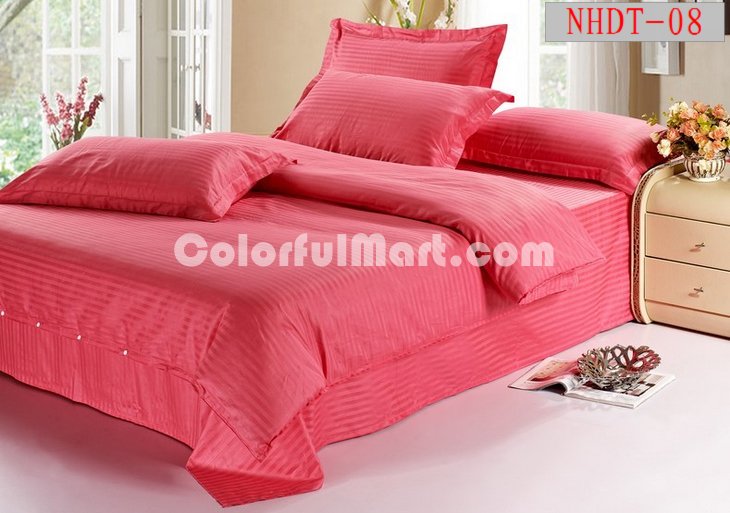 Brick Red Hotel Collection Bedding Sets - Click Image to Close