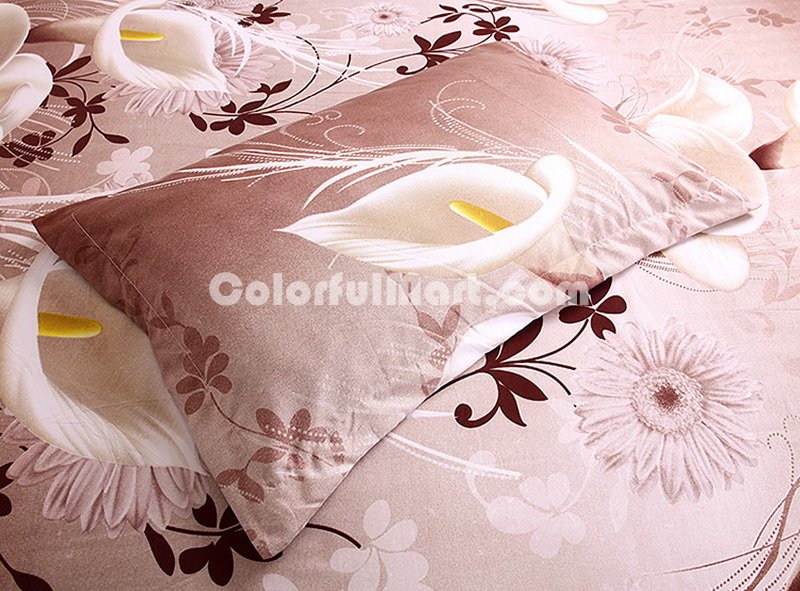 Lily In Love Duvet Cover Set 3D Bedding - Click Image to Close