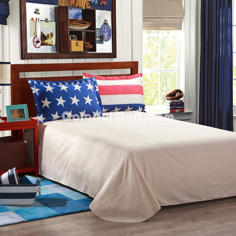 American Party Blue Bedding Set Kids Bedding Teen Bedding Duvet Cover Set Gift Idea - Click Image to Close