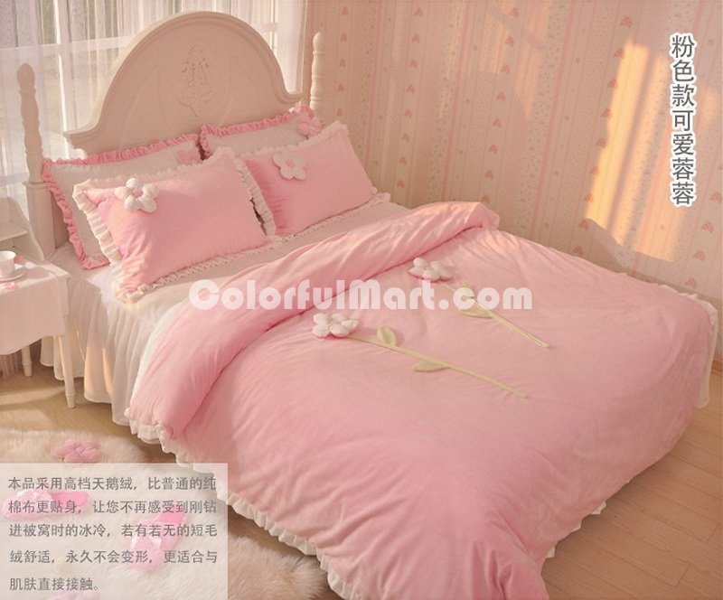 What A Woman Pink And White Princess Bedding Girls Bedding Women Bedding - Click Image to Close