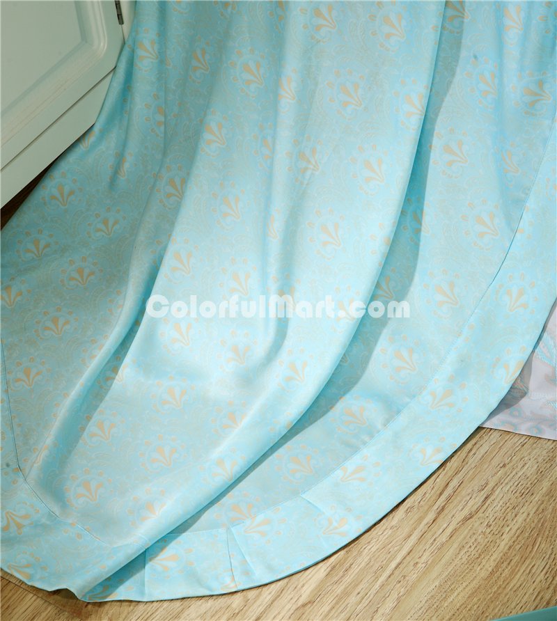 Leaf Language Blue Bedding Set Luxury Bedding Girls Bedding Duvet Cover Pillow Sham Flat Sheet Gift Idea - Click Image to Close