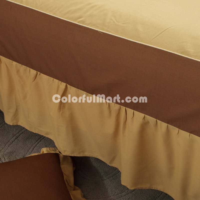 Camel And Yellow Modern Bedding Cotton Bedding - Click Image to Close
