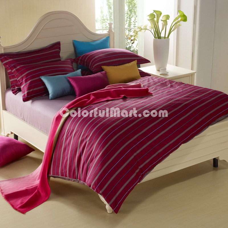 Melody Space Red Modern Bedding Sets - Click Image to Close