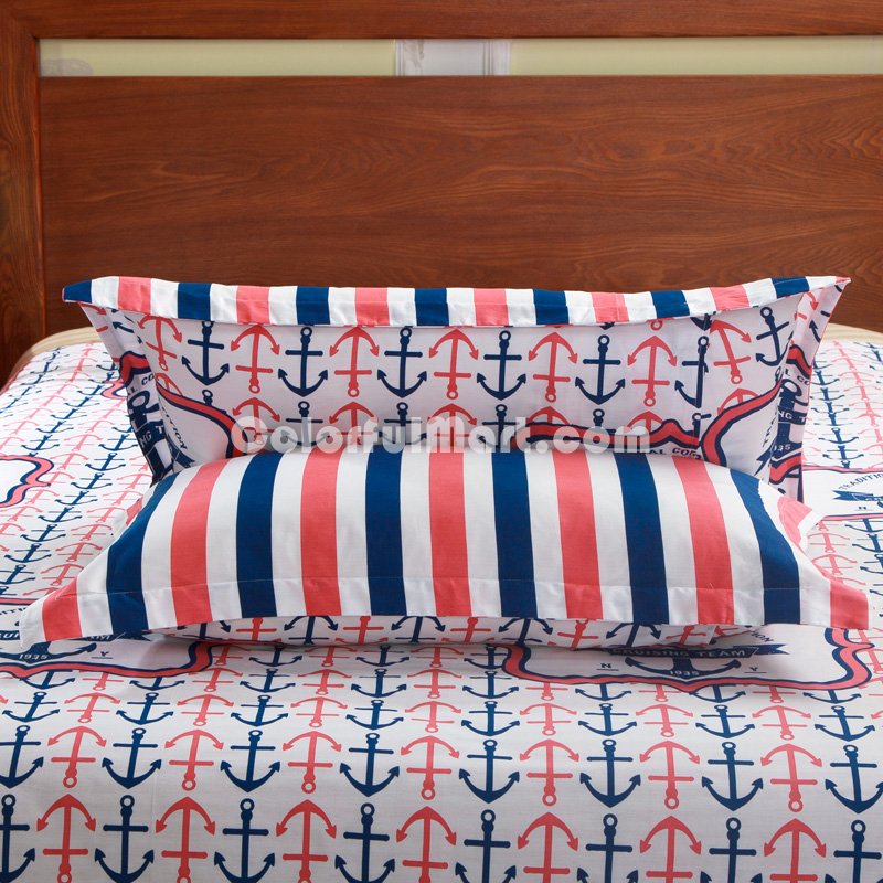 Captain Declaration Blue Bedding Set Kids Bedding Teen Bedding Duvet Cover Set Gift Idea - Click Image to Close