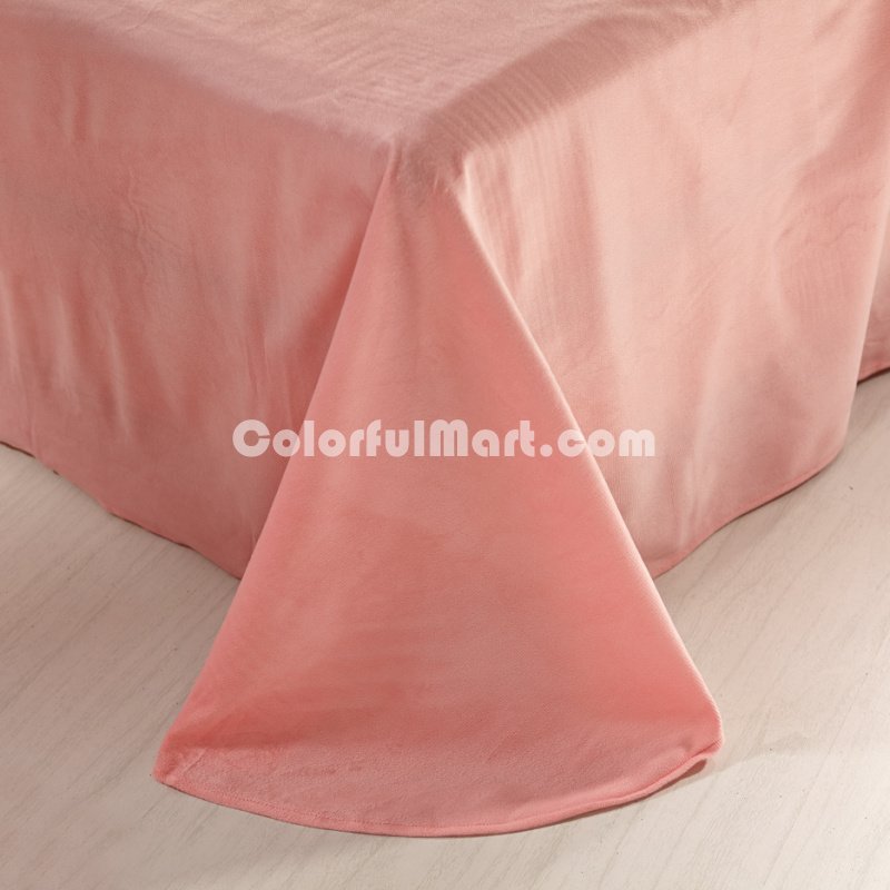 Cocos Island Pink Velvet Bedding Modern Bedding Winter Bedding - Click Image to Close