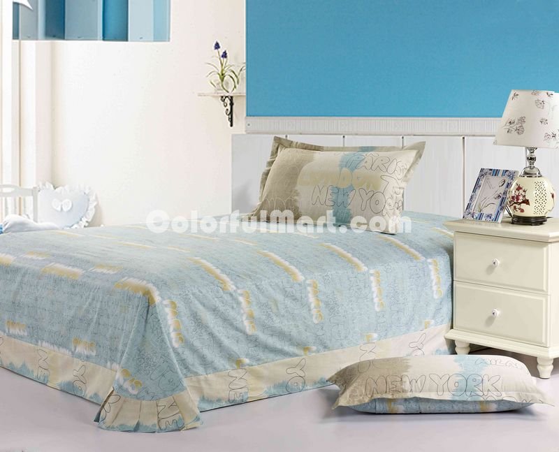 Milan Blue 3 Pieces Boys Bedding Sets - Click Image to Close