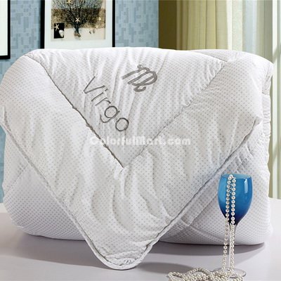 Virgo White Comforter Down Alternative Comforter Cheap Comforter Kids Comforter