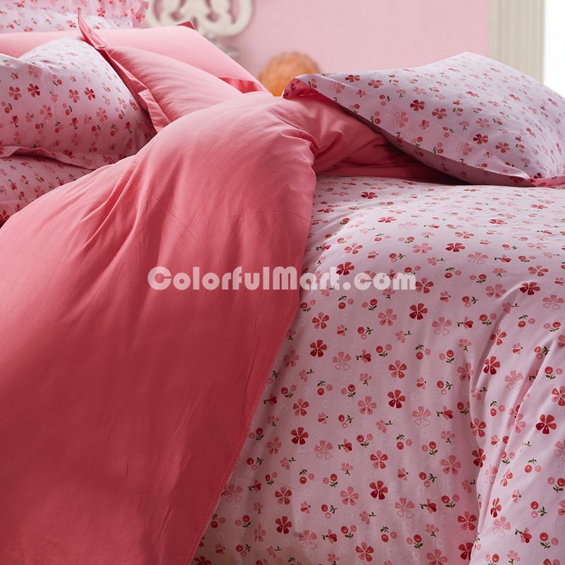 Language Of Flowers Red Garden Bedding Flowers Bedding Girls Bedding - Click Image to Close