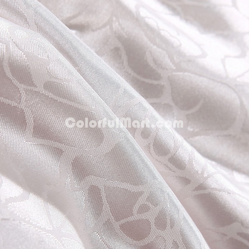 England Style White Bedding Silk Bedding - Click Image to Close