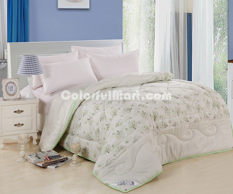 Spring Light Green Comforter - Click Image to Close