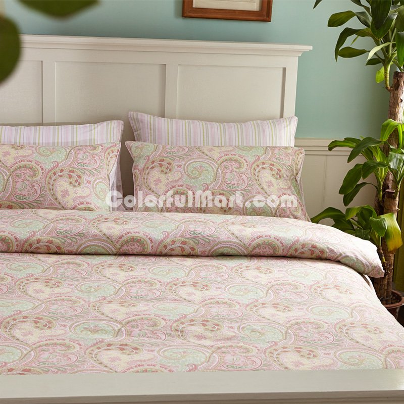San Felice Light Pink Bedding Egyptian Cotton Bedding Luxury Bedding Duvet Cover Set - Click Image to Close