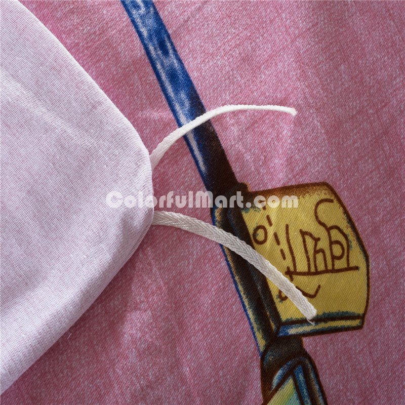 Next Stop Pink Bedding Modern Bedding Cotton Bedding Gift Idea - Click Image to Close
