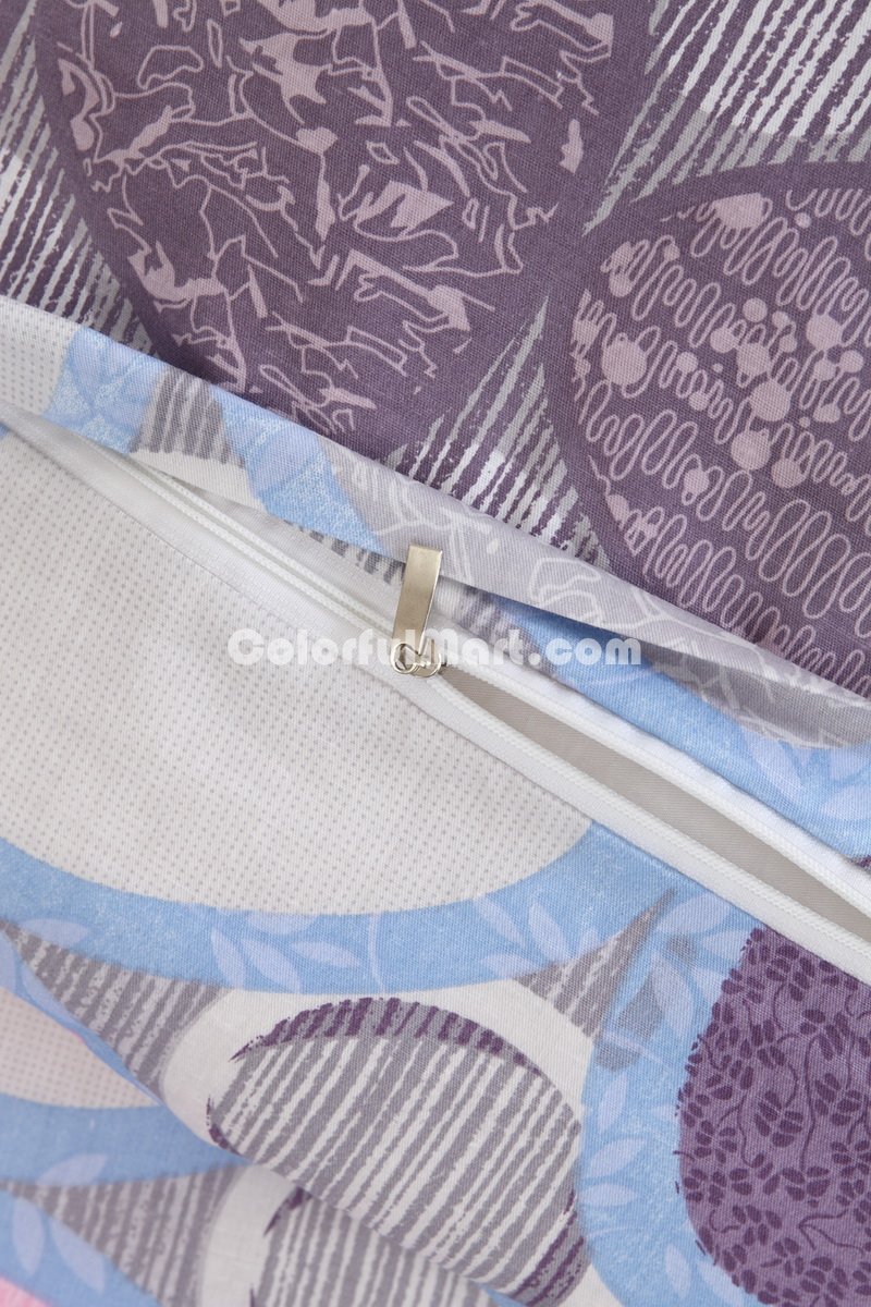 Microscopic World Purple Cheap Kids Bedding Sets - Click Image to Close