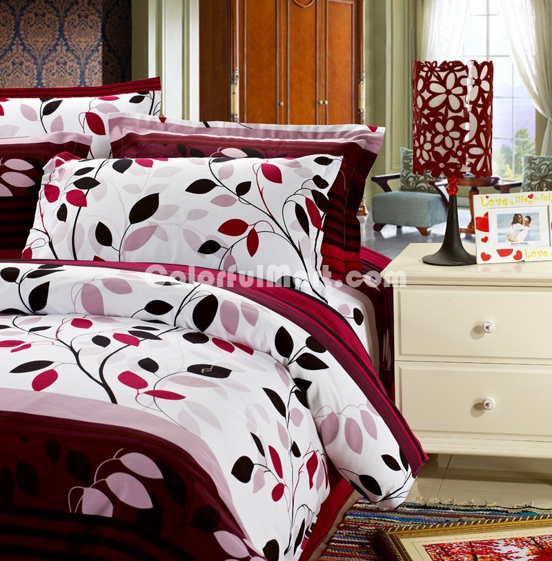 Flying Leaves Cheap Modern Bedding Sets - Click Image to Close