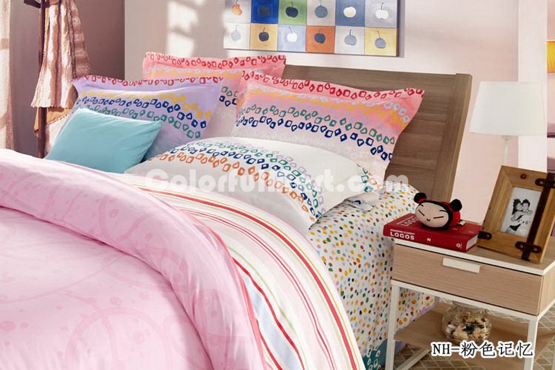 Pink Memory Pink Teen Bedding Modern Bedding - Click Image to Close