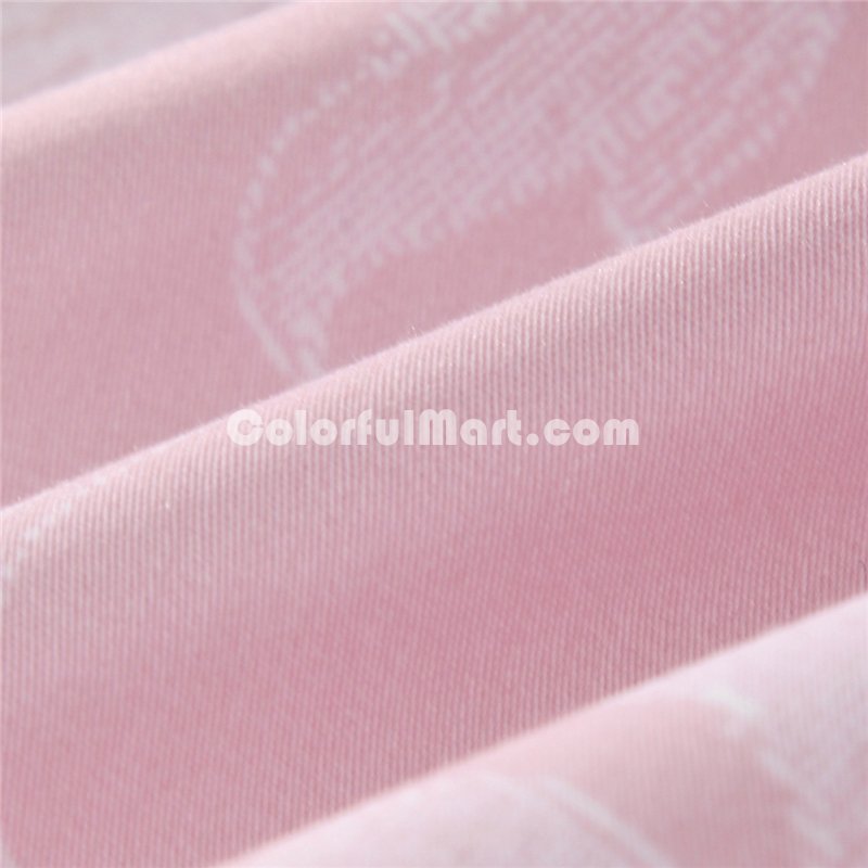 Tender Feelings Pink Bedding Set Luxury Bedding Girls Bedding Duvet Cover Pillow Sham Flat Sheet Gift Idea - Click Image to Close