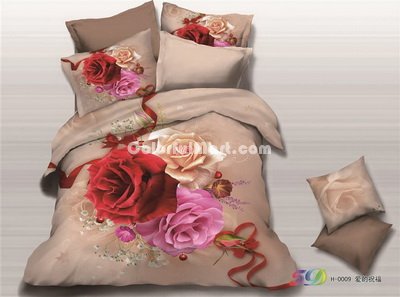 Blessing Of Love Red Bedding Rose Bedding Floral Bedding Flowers Bedding