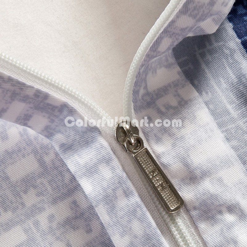 Elegant Demeanour Blue Tartan Beddding Stripes And Plaids Bedding - Click Image to Close