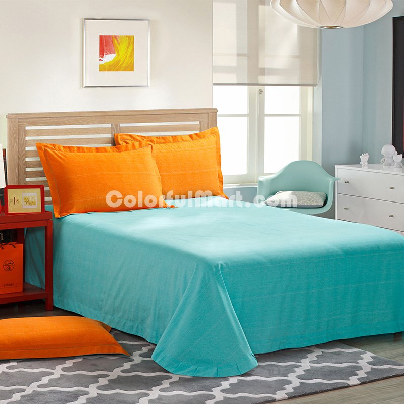 Colorful Rainbow Orange Tartan Bedding Stripes And Plaids Bedding Teen Bedding - Click Image to Close
