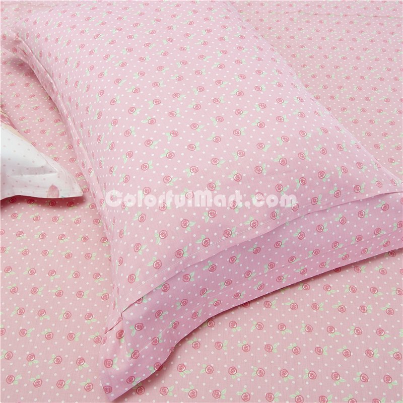 Bunny Pink Bedding Set Teen Bedding Dorm Bedding Bedding Collection Gift Idea - Click Image to Close