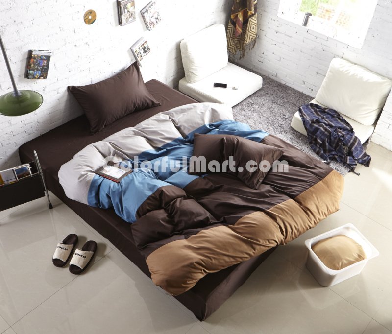 Flower Boy Dark Grey Modern Bedding Teen Bedding - Click Image to Close