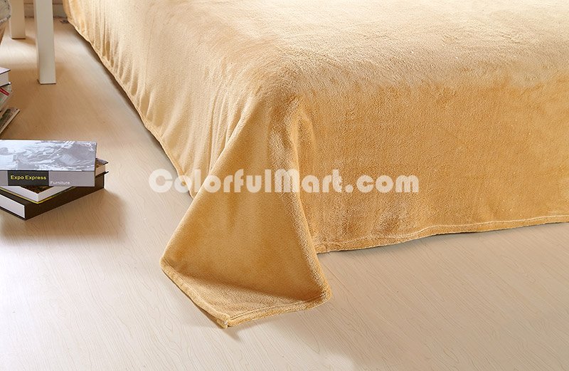Orange And Camel Coral Fleece Bedding Teen Bedding - Click Image to Close