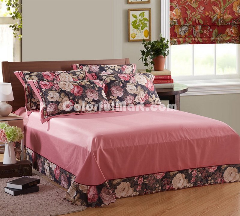 Carnival Bean Red Flowers Bedding Luxury Bedding - Click Image to Close