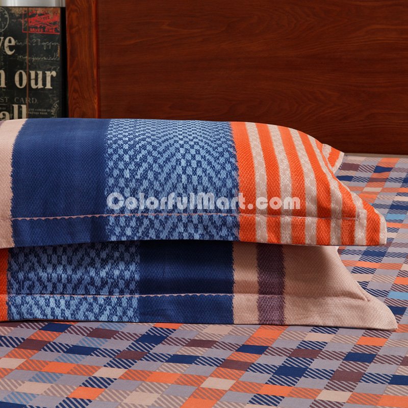 Milan Fashion Blue Duvet Cover Set European Bedding Casual Bedding - Click Image to Close