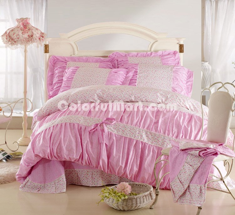 Milan Pink Girls Bedding Sets - Click Image to Close