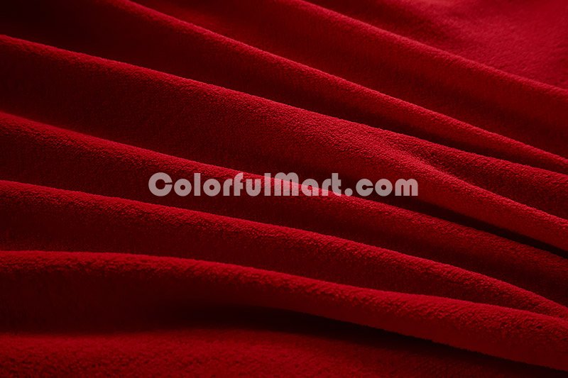 Cerise And Coffee Coral Fleece Bedding Teen Bedding - Click Image to Close