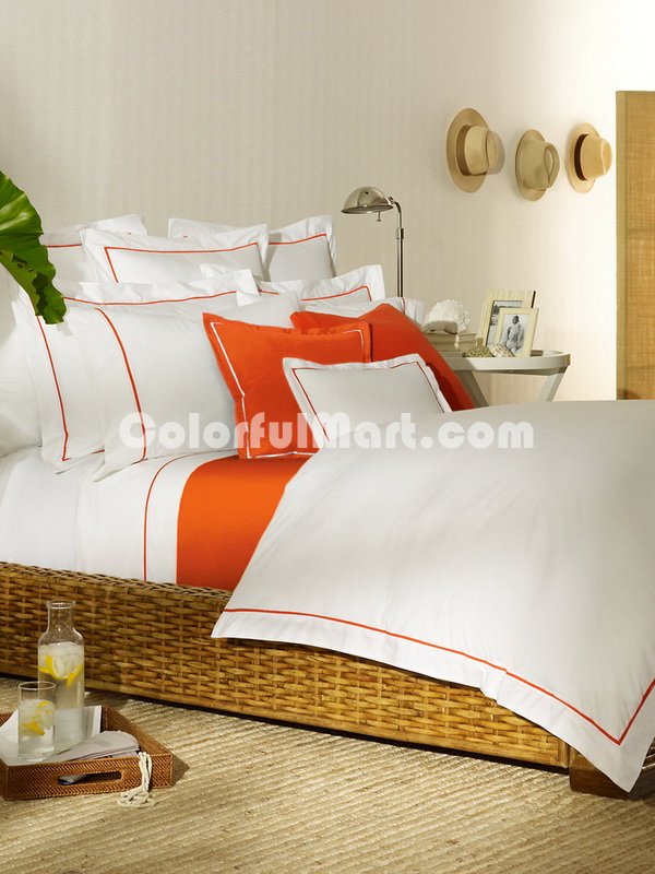 Hawaii Orange Luxury Bedding Quality Bedding - Click Image to Close