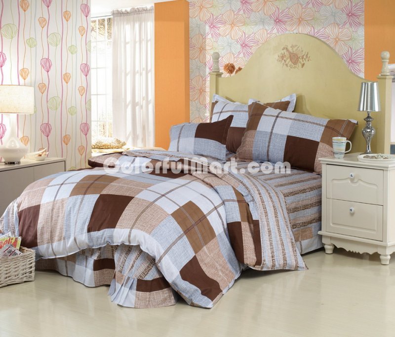 Roman Style Coffee Cheap Kids Bedding Sets - Click Image to Close