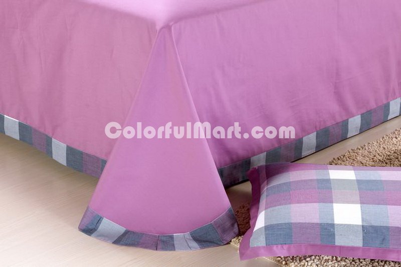 Purple College Dorm Room Bedding Sets - Click Image to Close
