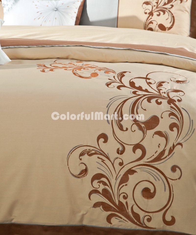 European Fashion Coffee Bedding Girls Bedding Teen Bedding Luxury Bedding - Click Image to Close