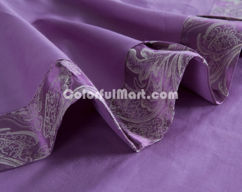 Mystery Purple Luxury Bedding Wedding Bedding - Click Image to Close