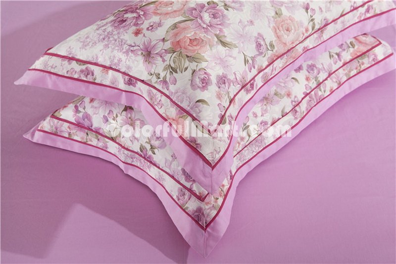 Rosemaries Purple Flowers Bedding Luxury Bedding - Click Image to Close