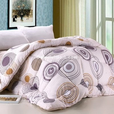 Circle Fashion Beige Comforter