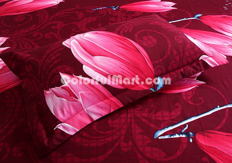 Delicate And Charming Flowers Duvet Cover Set 3D Bedding - Click Image to Close