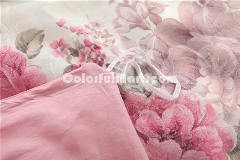 Smiling Flowers Bean Red Flowers Bedding Luxury Bedding - Click Image to Close