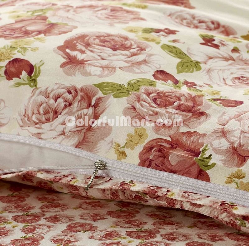 Rose Red 3 Pieces Girls Bedding Sets - Click Image to Close