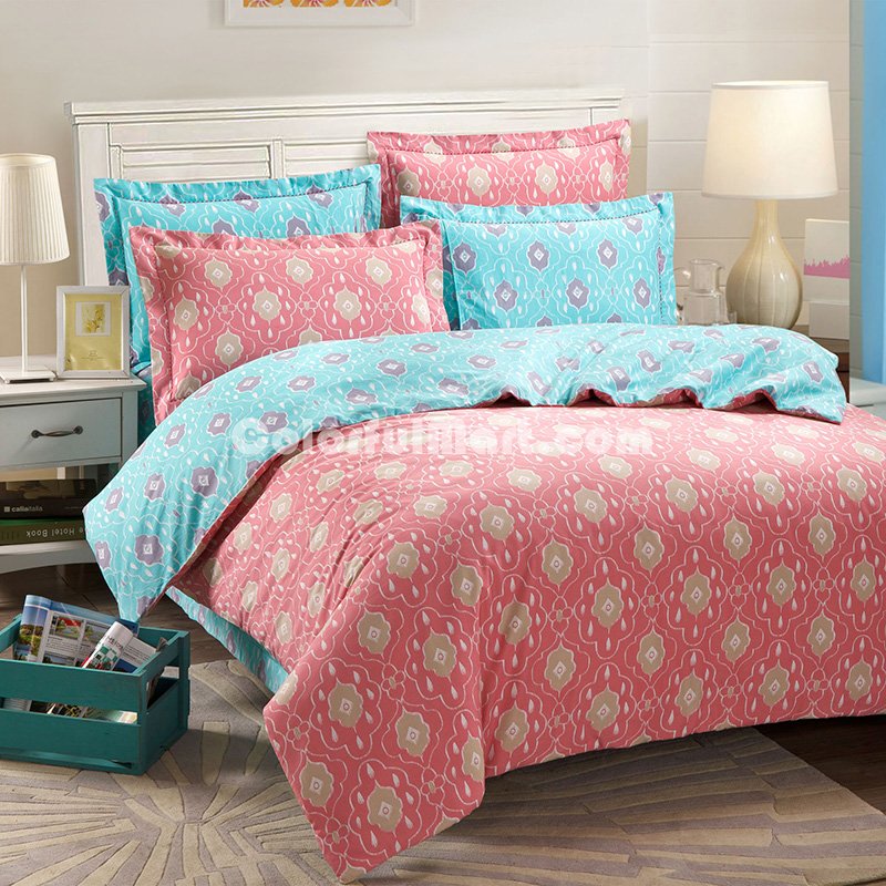 The Love Of Babylon Pink Duvet Cover Set European Bedding Casual Bedding - Click Image to Close